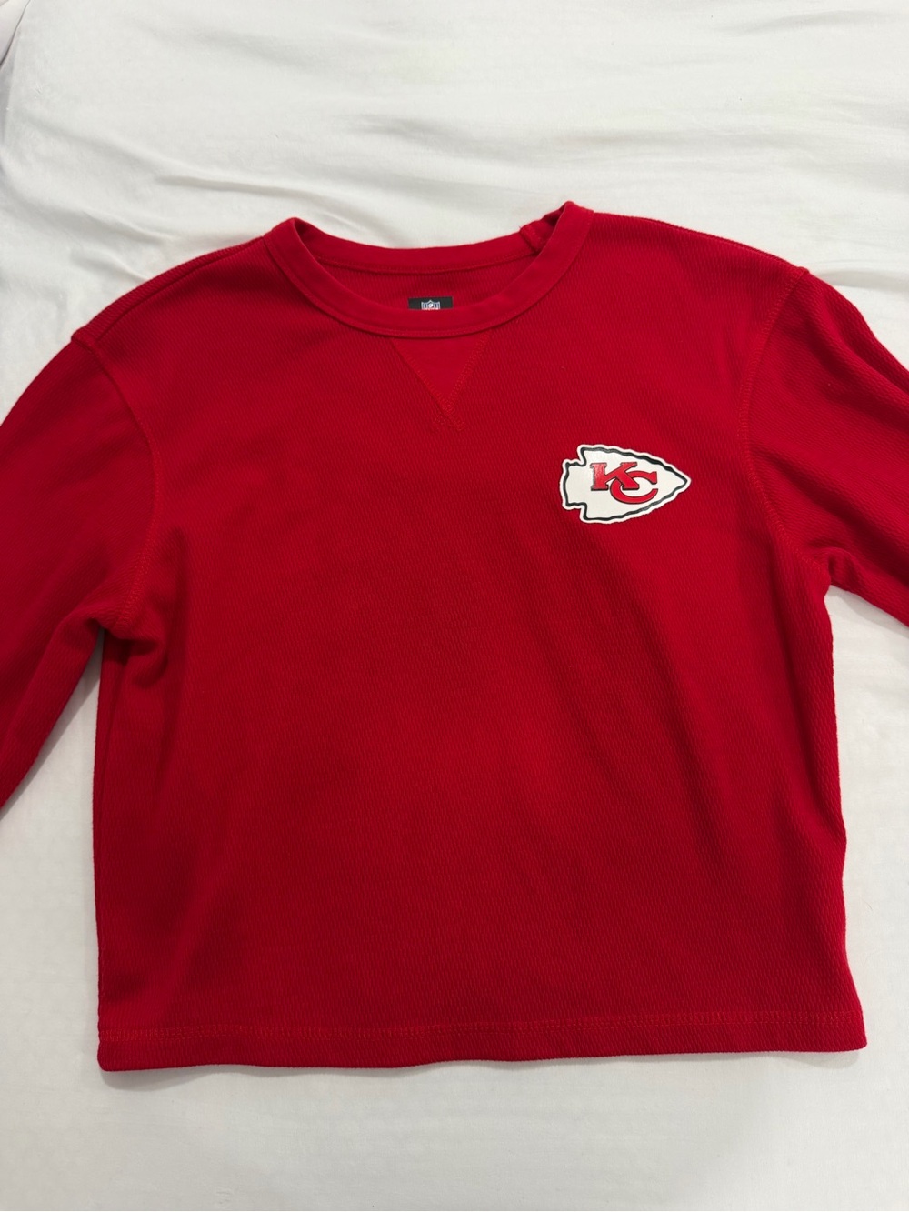 Kansas City Chiefs Red Kids Long-Sleeve Top